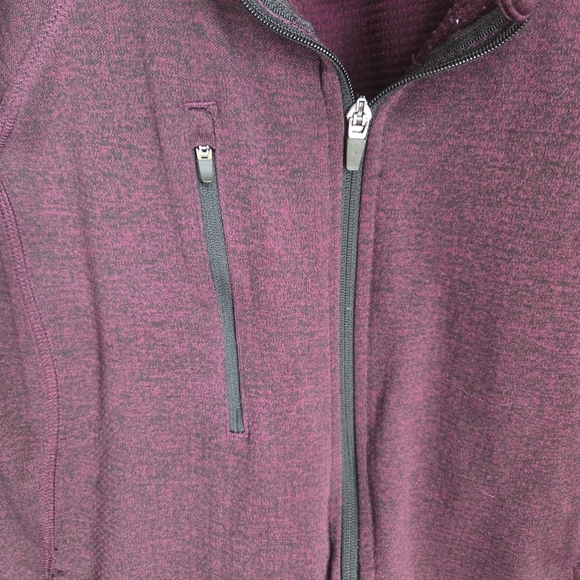 Athletic Works Purple Utility Jacket Full-Zip Fleece Size XXL - Picture 7 of 7